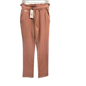Ladaire NEW Hazel Track Pants Pull On Size XXS Nude Elastic Waist $158